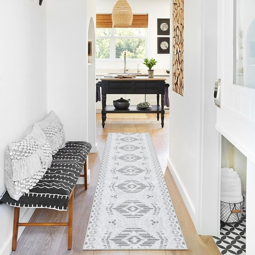 NEW Hallway Runner Rug 2'x6' Washable Rug Runner Rug Non Slip Rug - Picture 5 of 6